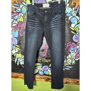 Men's Thread And Cloth Slim Straight Jeans, Dark Wash, 31x32